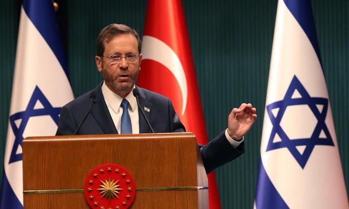 İsrail Cumhurbaşkanı Herzog: Türk Büyükelçi’nin güven mektubunu kabul etmeyi dört gözle bekliyorum