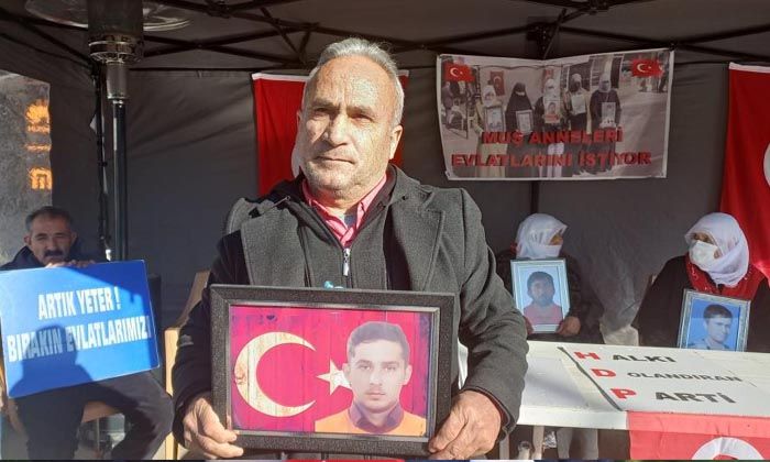 Muş’ta evlat nöbetine katılan ailelerin sayısı 44’e yükseldi
