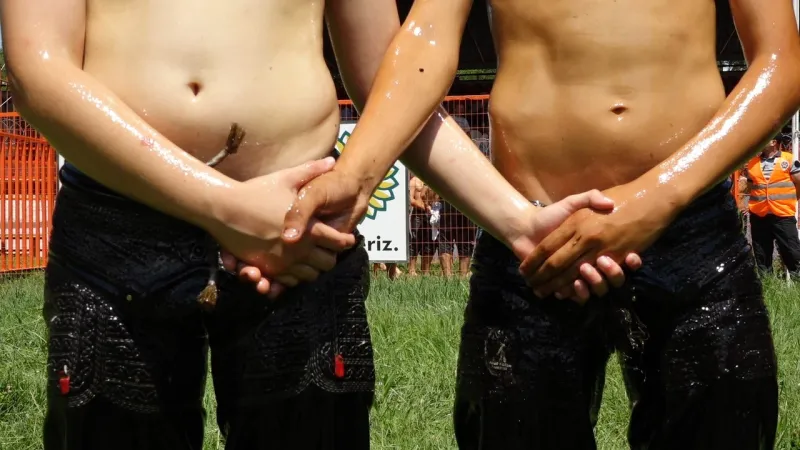 663. Tarihi Kırkpınar Yağlı Güreşleri’nin ikinci gün müsabakaları başladı