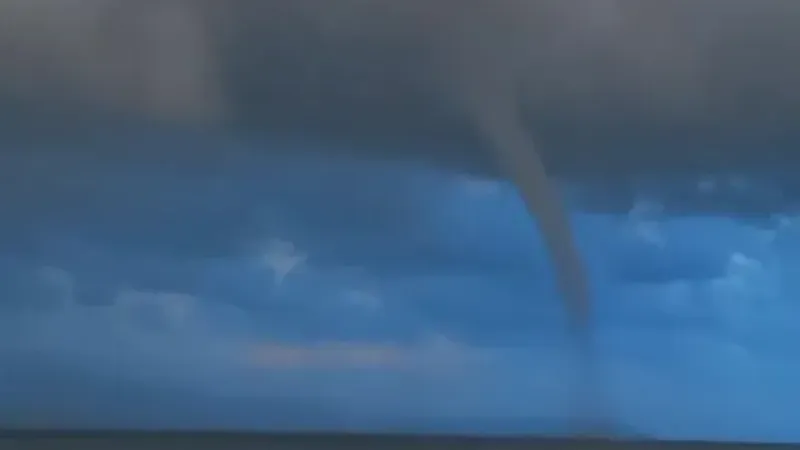 İskenderun körfezinde hortum