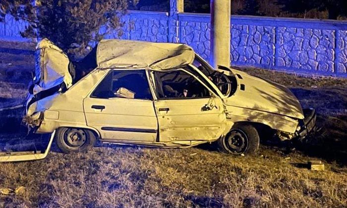 Afyonkarahisar’daki kazada bir kişi hayatını kaybetti