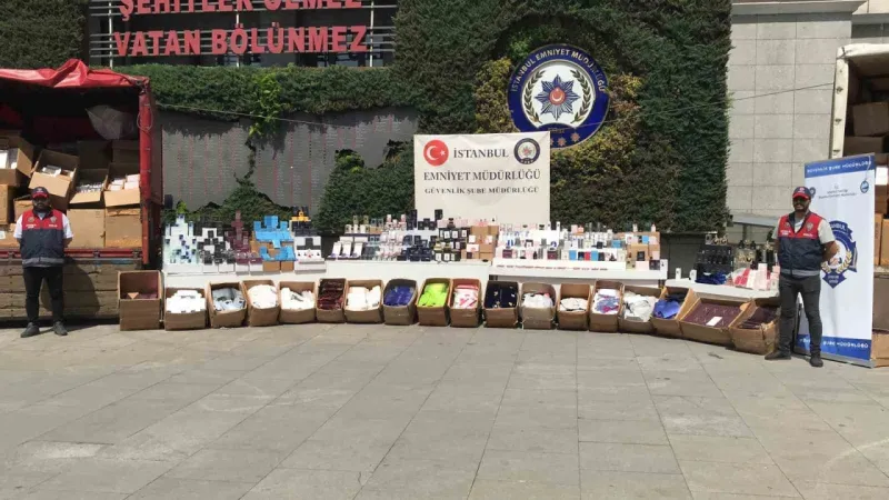 İstanbul’da sahte parfüm operasyonu: 31 bin şişe sahte ürün ele geçirildi