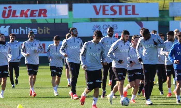 Trabzonspor 5 eksikle çalıştı