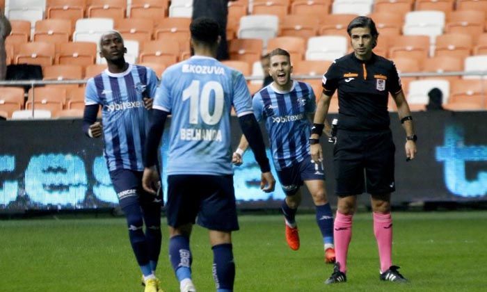 Adana Demirspor’dan İstanbulspor’a yarım düzine gol