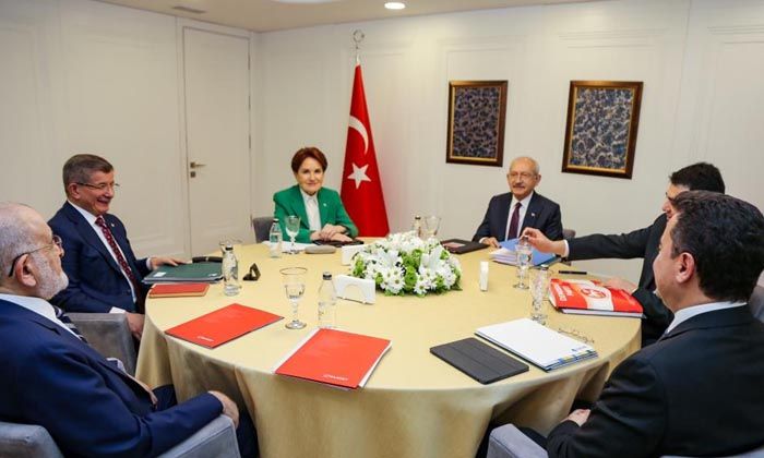 Altılı masanın 10’uncu toplantısı 9.5 saat sürdü