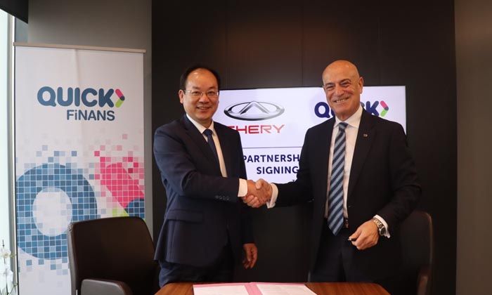 Chery Türkiye ve Quick Finans’tan büyük iş ortaklığı
