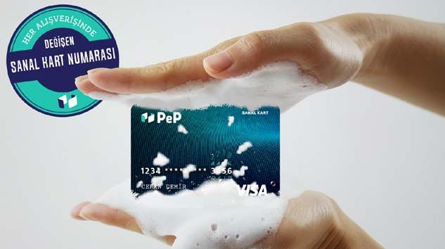 PeP Visa Sanal Kart ile online alışverişler daha güvenli