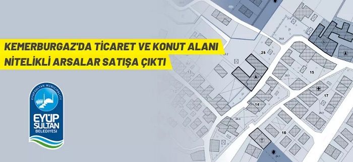 Eyüpsultan Belediyesi’nden arsa satış ihalesi