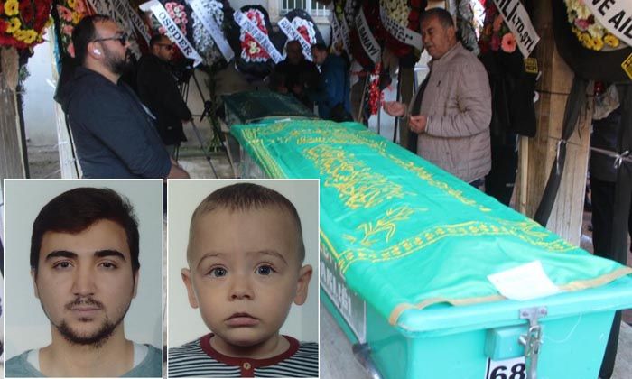 Kuyuya düşen baba ve oğula acı veda