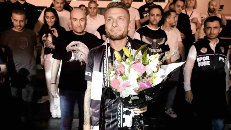 Beşiktaş’ın yeni transferi Immobile İstanbul’da