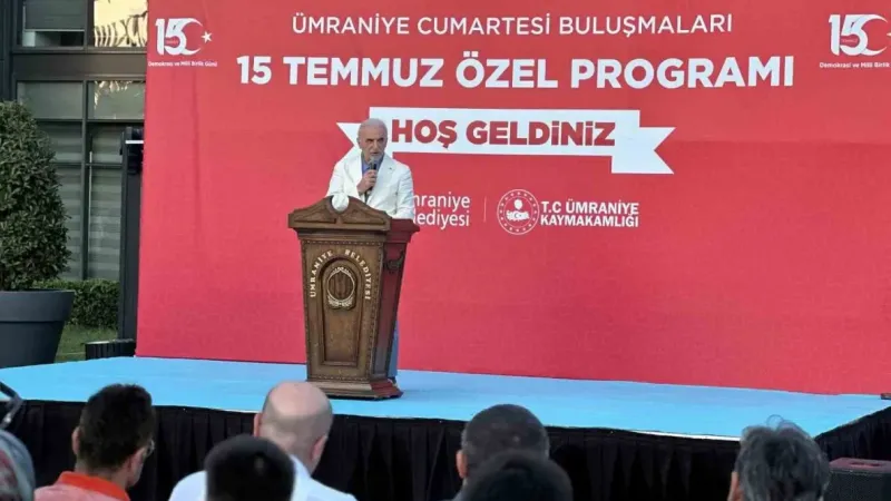 Ümraniye’de 15 Temmuz şehit ve gazileri için anma programı düzenledi