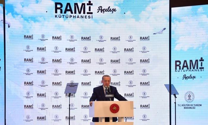 Erdoğan: Rami’yi sadece kütüphane değil pek çok faaliyetin yapılabileceği bir kültür merkezi olarak planladık