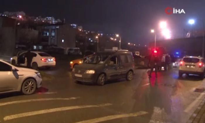 Başakşehir’de polis ekiplerine silahlı saldırı: 1 polis yaralı