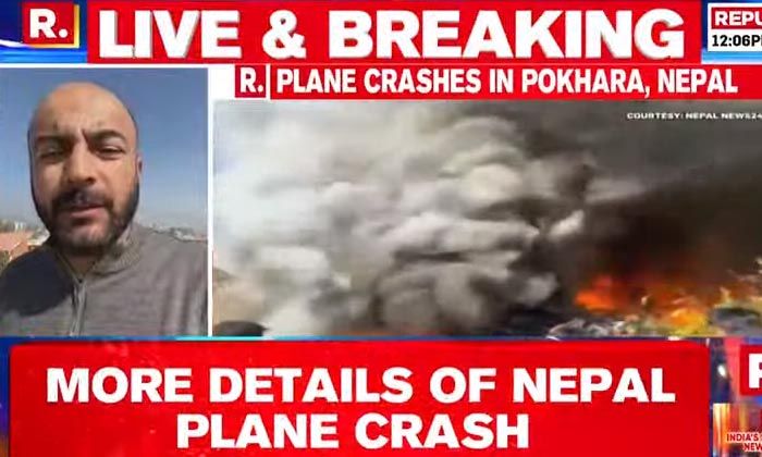 Nepal’de 68 yolcu ve 4 mürettebatı taşıyan uçak düştü