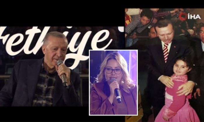Cumhurbaşkanı Erdoğan’a genç kızdan 21 yıllık fotoğraflı sürpriz