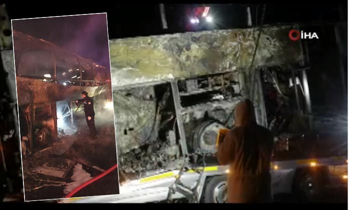 Mersin’de otobüs tıra arkadan çarptı: 3 ölü, 37 yaralı