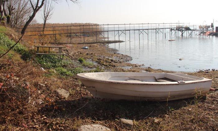 Sapanca Gölü alarm veriyor, su 40 metre çekildi