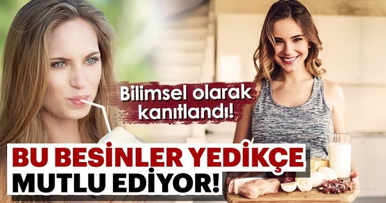 Bu besinlerin mutluluk saçtığı kanıtlandı!