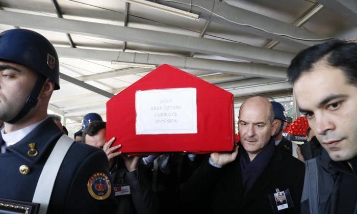 Adana, şehit uzman çavuş Eren Öztürk’ü uğurladı