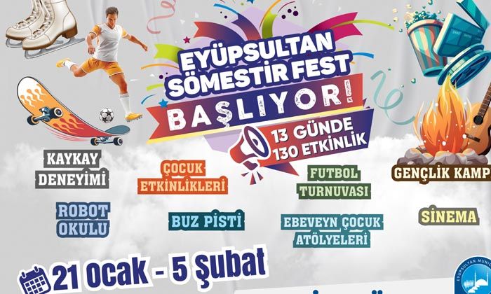 Eyüpsultan Sömestir Festivali başlıyor