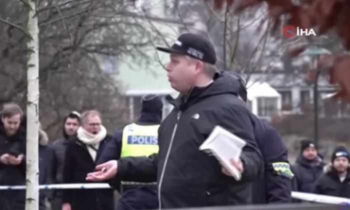 Küstah Danimarkalı skandal provokasyonu gerçekleştirdi