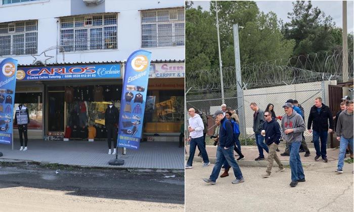 ABD askerlerine verilen çarşı izni esnafı sevindirdi