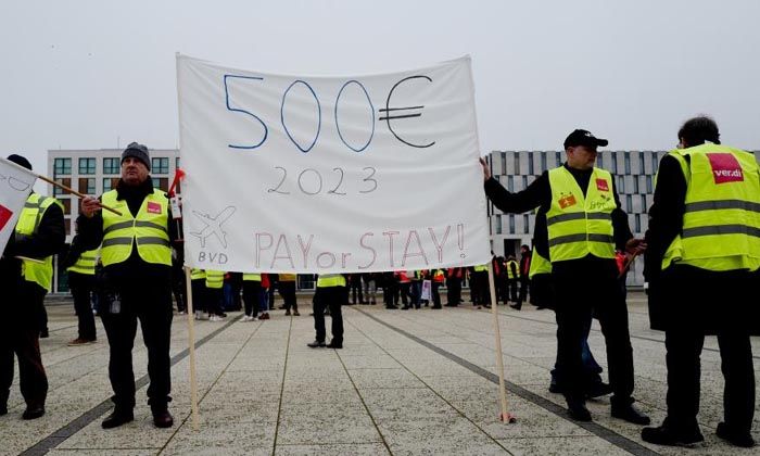Almanya’yı grev vurdu, uçuşlar iptal edildi, yolcular mağdur oldu