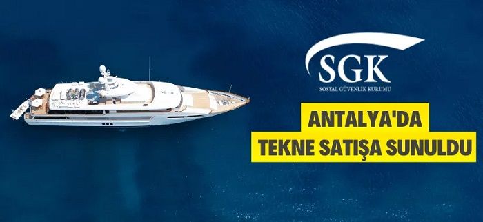 Muratpaşa Sosyal Güvenlik Merkezi tekne satacak