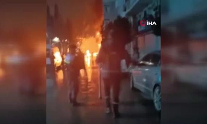 Zeytinburnu’da doğalgaz patladı, ortalık savaş alanına döndü