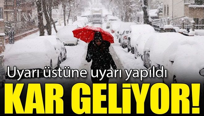 Meteoroloji’den kar ve sağanak uyarısı