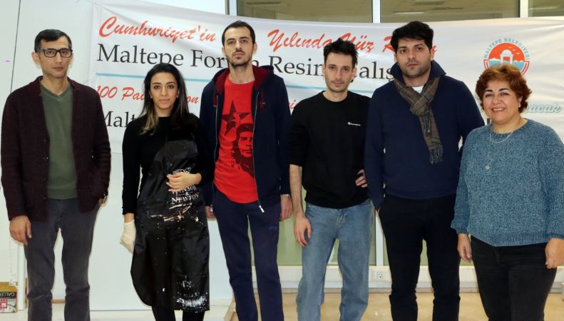 Azerbaycanlı sanatçılar, Cumhuriyet’in 100. yılını resmetti