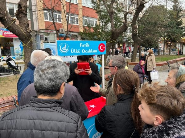 FATİH ÜLKÜ OCAKLARINDAN SABAH NAMAZI BULUŞMASI VE KUR’AN-I KERİM’E YAPILAN SAYGISIZLIĞA TEPKİ