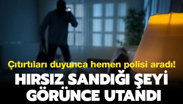 Çıtırtıları duyunca hemen polisi aradı!