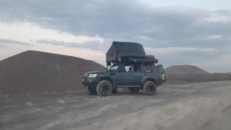 Karavanlı turistlerin uğrak noktası Meke Gölü