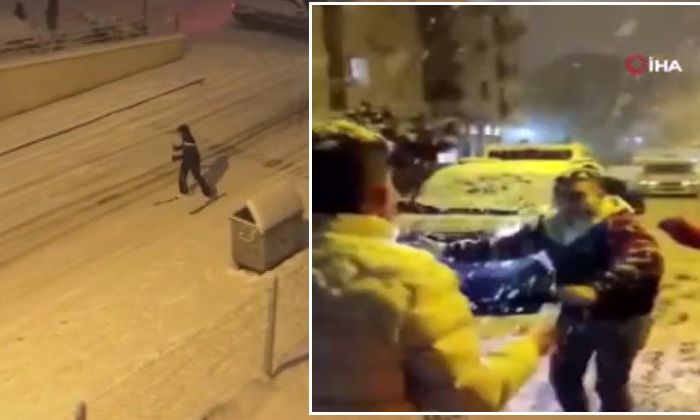 Ankara’da hem kar sevinci hem de zorlu kar imtihanı