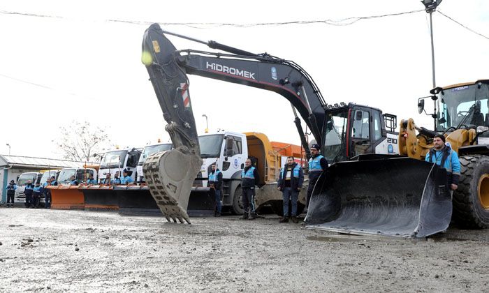 Eyüpsultan Belediyesi karla mücadele hazırlıklarını tamamladı
