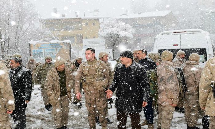 163 güvenlik korucuları deprem bölgesine sevk edildi