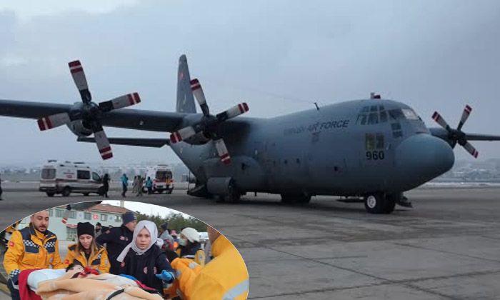 Hava Kuvvetleri yaralı vatandaşların Ankara’ya tahliyesini sürdürüyor