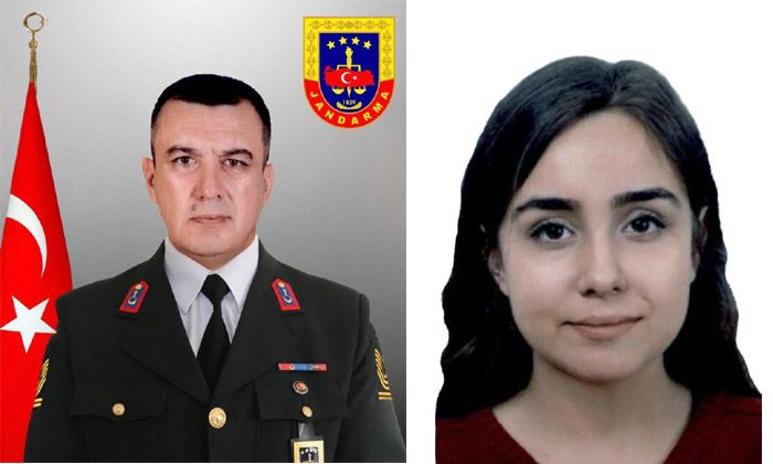 Depremde Başçavuş Mehmet Dağdelen ve kızı Melisa Dağdelen hayatını kaybetti