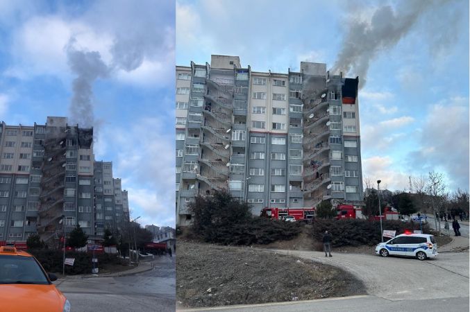 Ankara’da bir daire alev aldı, bir kişi hayatını kaybetti
