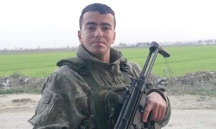 Hatay’da şehit olan Sözleşmeli Er Emre Erdem defnedildi