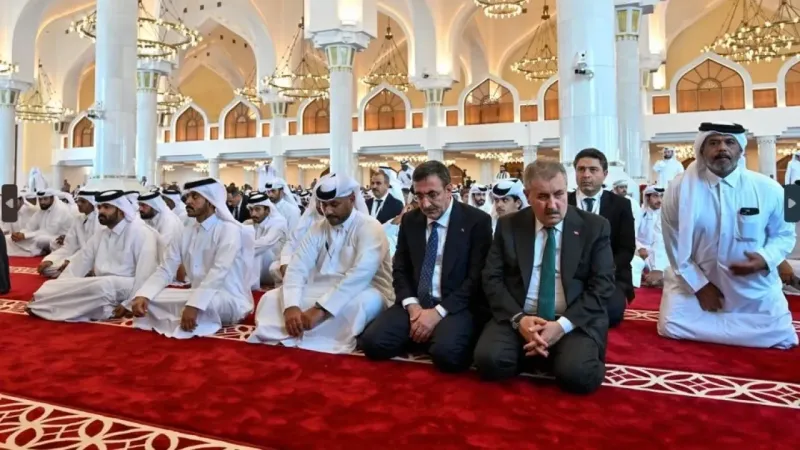 Haniye için Doha’da cenaze töreni Haniye için Doha’da cenaze töreni