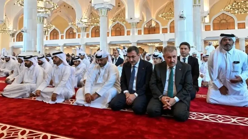 Haniye için Doha’da cenaze töreni Haniye için Doha’da cenaze töreni