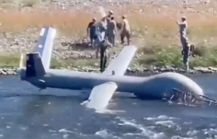 İsrail yapımı İHA Cautin Nehri’ne düştü