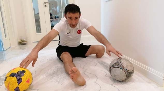 Ampute Futbol Milli Takımı evlerinde antrenman yapıyor