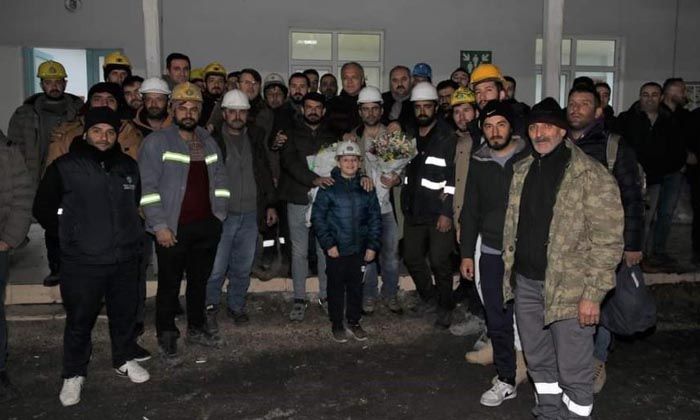 Amasyalı 110 kahraman madenci evine döndü