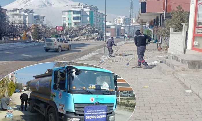 Kağıthane Belediyesi afetzedelerin sağlığı için sahada