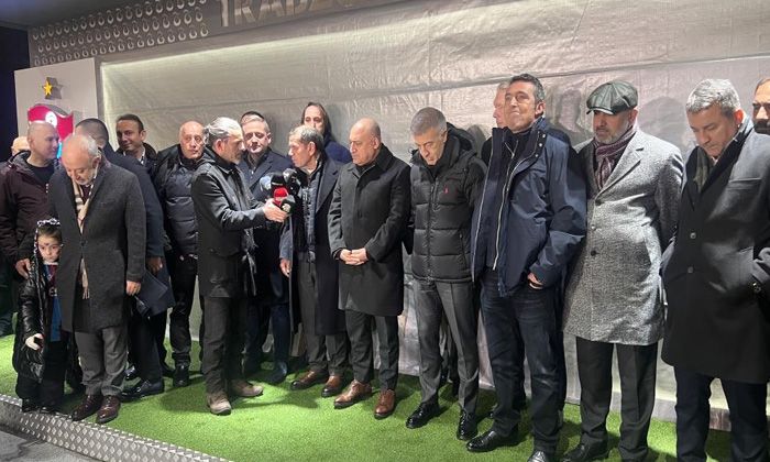 Futbol kulüp başkanları ve taraftarlarından Trabzon’da örnek davranış