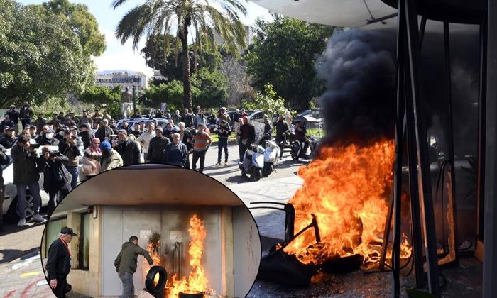 Lübnan’da halk banka şubelerini ateşe verdi
