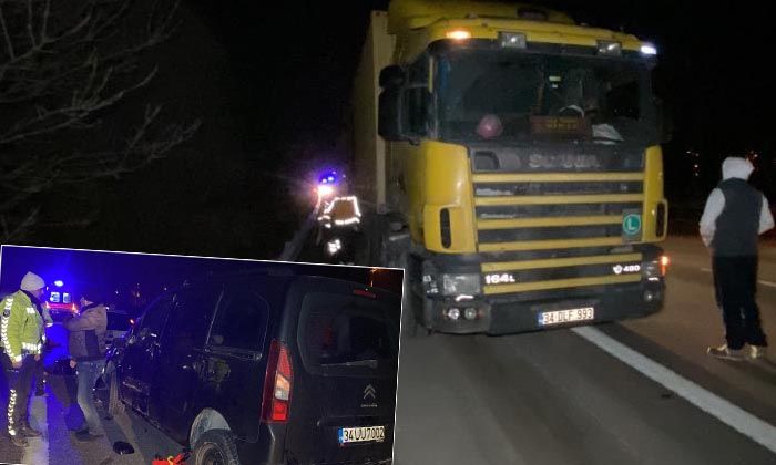 Patlayan lastiği değiştirmek isteyen iki gencin acı sonu